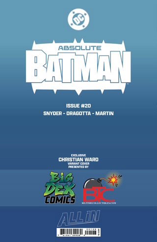 Absolute Batman #20 CHRISTIAN WARD Exclusive Virgin Variant - FURYCOMIX