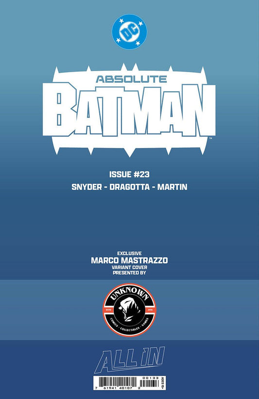 ABSOLUTE BATMAN 23 MARCO MASTRAZZO EXCLUSIVE VAR (08/12/2026) - FURYCOMIX