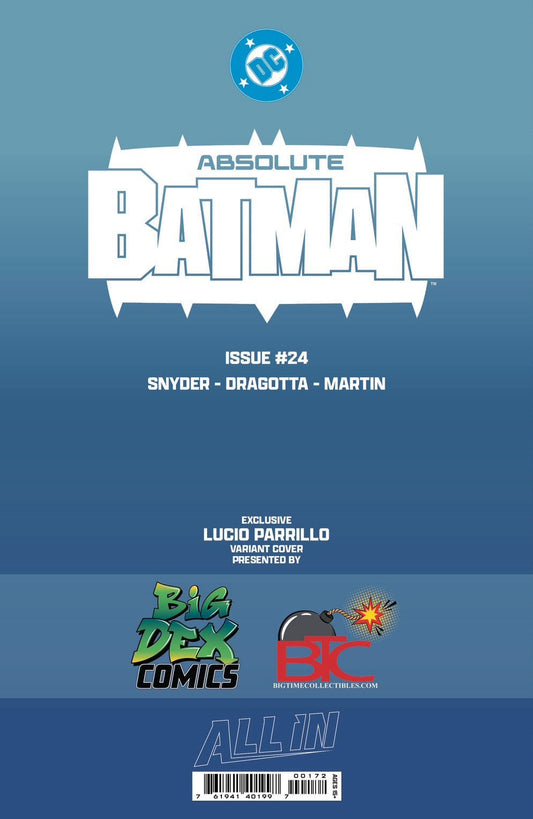 Absolute Batman #24 LUCIO PARRILLO NYCC Big Dex Exclusive Variants (PRE-ORDER) - FURYCOMIX