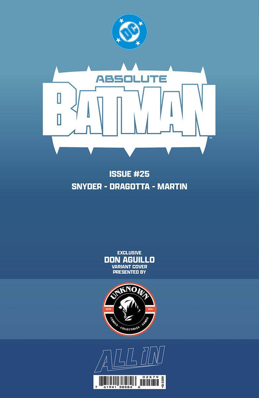 ABSOLUTE BATMAN #25 DON AGUILLO EXCLUSIVE VIRGIN VAR (10/28/2026) - FURYCOMIX