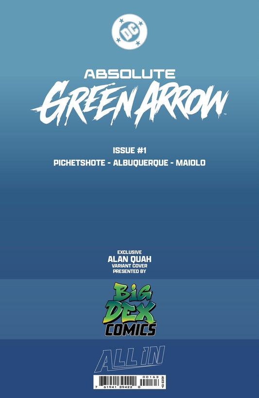 Absolute Green Arrow #1 ALAN QUAH Foil Virgin (Limited to 1000!) - FURYCOMIX