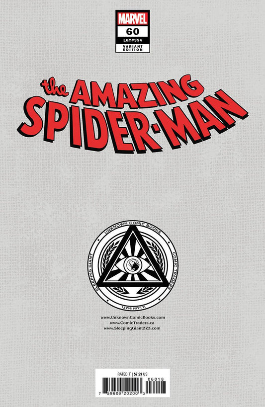 Amazing Spider - Man 60 Unknown Comics Gabriele Dell'Otto Exclusive Var (10/30/2024) - FURYCOMIX