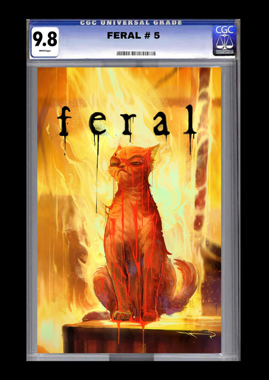 FERAL # 5 IVAN TAO EXCLUSIVE VIRGIN CGC 9.8 - FURYCOMIX