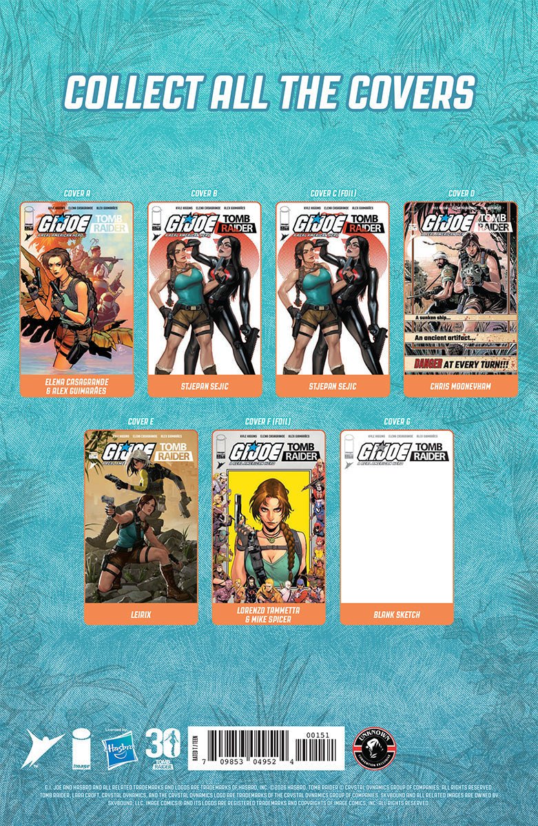 GI JOE A REAL AMERICAN HERO TOMB RAIDER 1 STEPHEN SEGOVIA EXCLUSIVE VIRGIN VAR (09/12/2026) - FURYCOMIX
