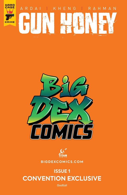 Gun Honey #1 GODTAIL Big Dex MegaCon Exclusive Blood Orange Virgin Variant - FURYCOMIX