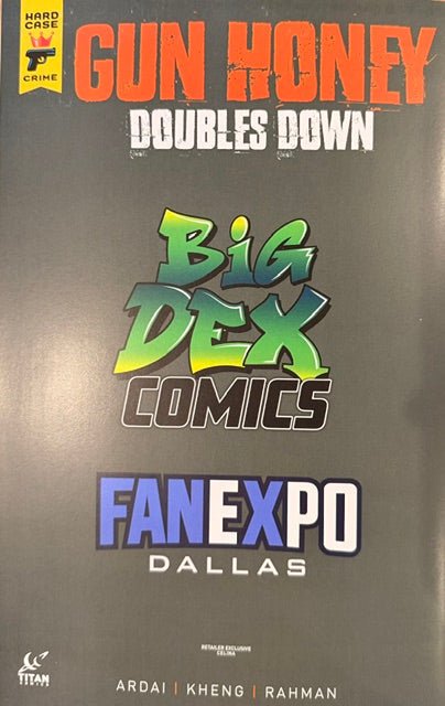 Gun Honey Doubles Down #3 CELINA Fan Expo Dallas Big Dex Exclusive Virgin Variant - FURYCOMIX