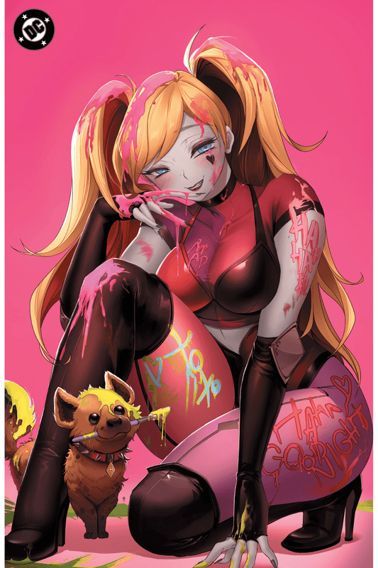 HARLEY QUINN 61 VIRGIN FOIL BUNDLE DEAL WITH HARLEY QUINN 53 CARDSTOCK - FURYCOMIX