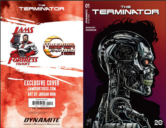 TERMINATOR 1 JORDAN NOIR COLOR VARIANT, JAMS FORTRESS EXCLUSIVE - FURYCOMIX