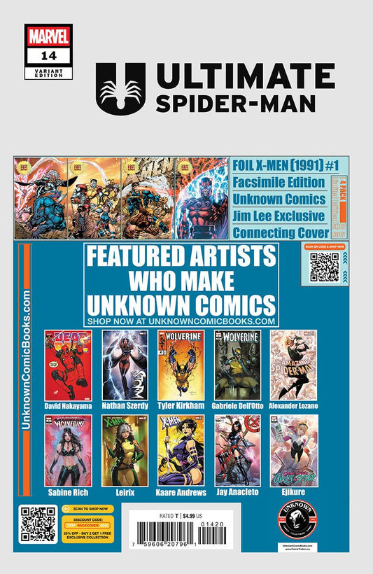 Ultimate Spider - Man 14 Unknown Comic Mirka Andolfo Exclusive Var (02/26/2025) - FURYCOMIX