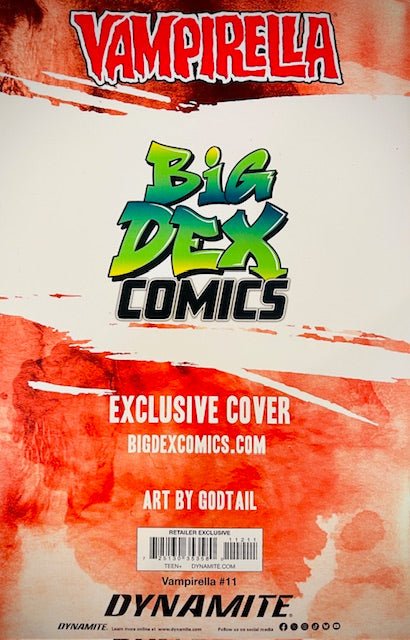 Vampirella #11 GODTAIL MegaCon Exclusive Virgin Variant - FURYCOMIX