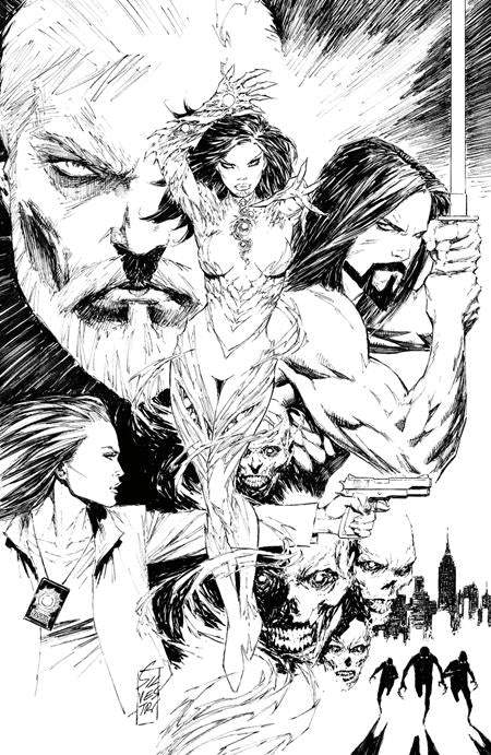 Witchblade #1 1:250 Marc Silvestri B&W Virgin Variant - FURYCOMIX