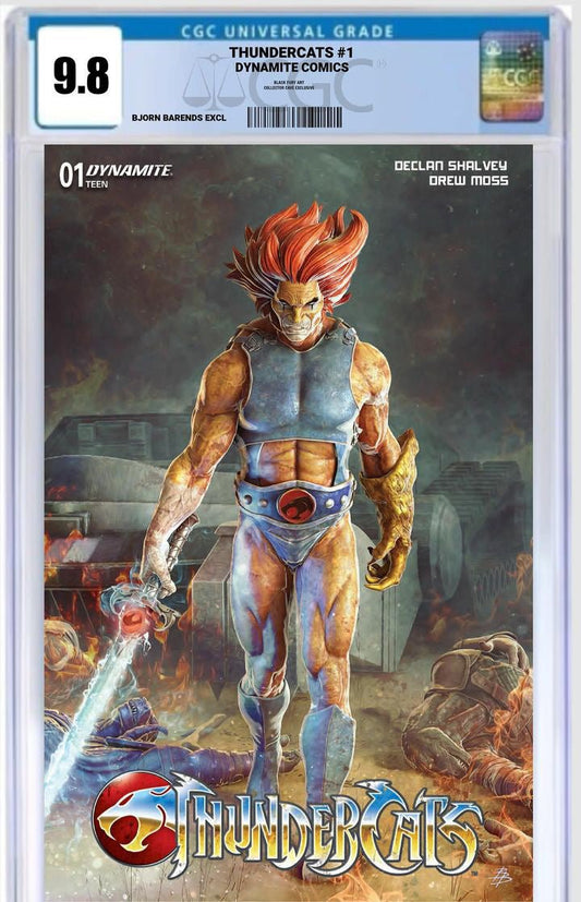 CGC 9.8 THUNDERCATS #1 BJORN BARENDS EXCLUSIVE TRADE DRESS 500 PRINT RUN - FURYCOMIX