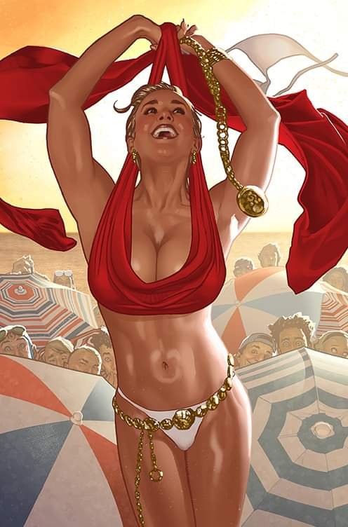 Gnorts Illustrated Swimsuit Edition #1 (One Shot) C Adam Hughes GGA Bikini Variant - FURYCOMIX