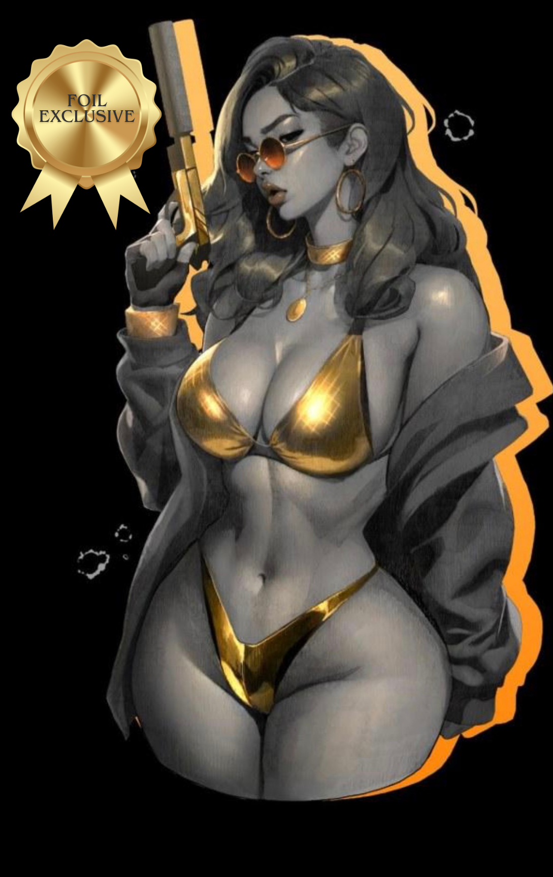 SDCC GUN HONEY DOUBLE DOWN # 2 ICKPOT FOIL EXCLUSIVE