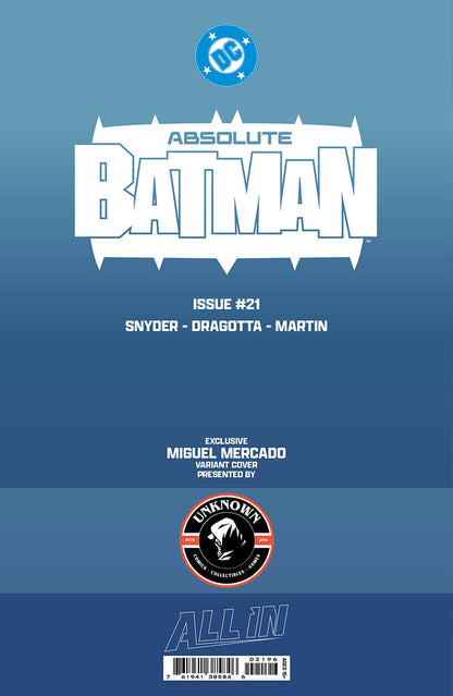 [GLOW IN THE DARK] ABSOLUTE BATMAN #21 MIGUEL MERCADO EXCLUSIVE VAR (06/17/2026)