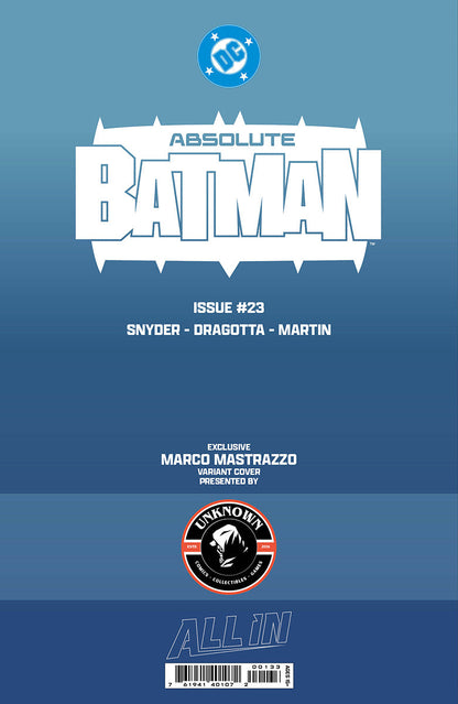ABSOLUTE BATMAN #23 MARCO MASTRAZZO EXCLUSIVE VAR (08/12/2026)