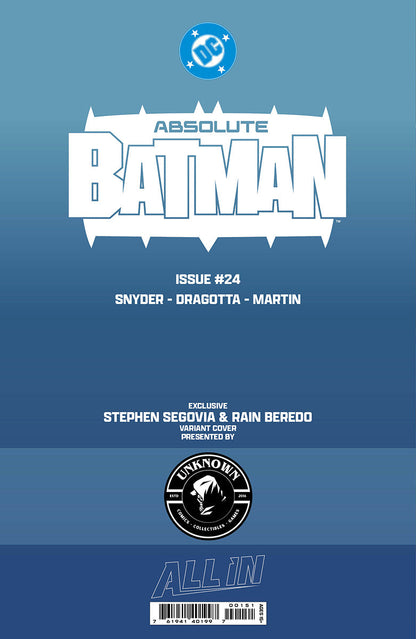 ABSOLUTE BATMAN #24 STEPHEN SEGOVIA EXCLUSIVE VAR (09/23/2026)