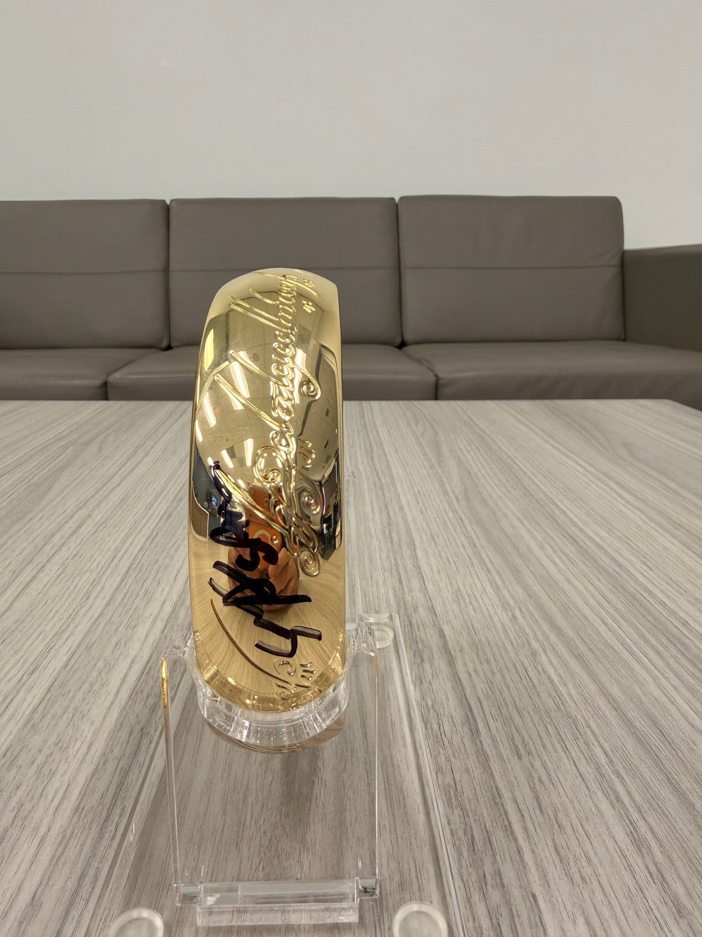 Lord of the Rings One Ring Prop Replica Signed