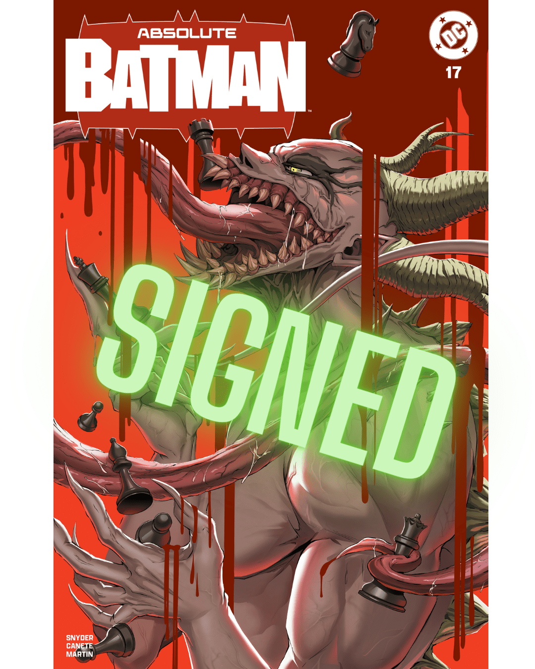 ABSOLUTE BATMAN 17, RANDOM SIGNED RACHTA LIN MEGACON EXCLUSIVE SPOT FOIL TRADE - FURYCOMIX