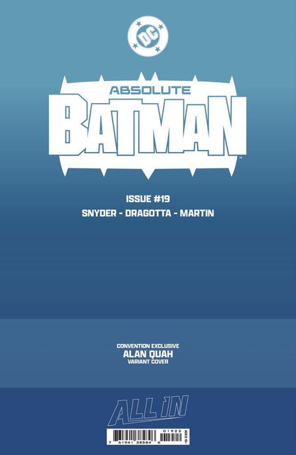 Absolute Batman #19 ALAN QUAH Exclusive Trade Dress - FURYCOMIX