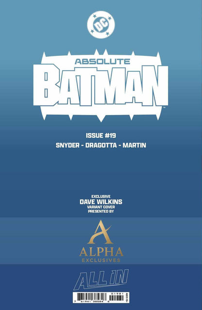 Absolute Batman #19 DAVE WILKINS MegaCon Exclusive Trade Dress - FURYCOMIX