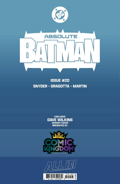 Absolute Batman #20 Dave Wilkins Spot Foil Virgin Variant - FURYCOMIX