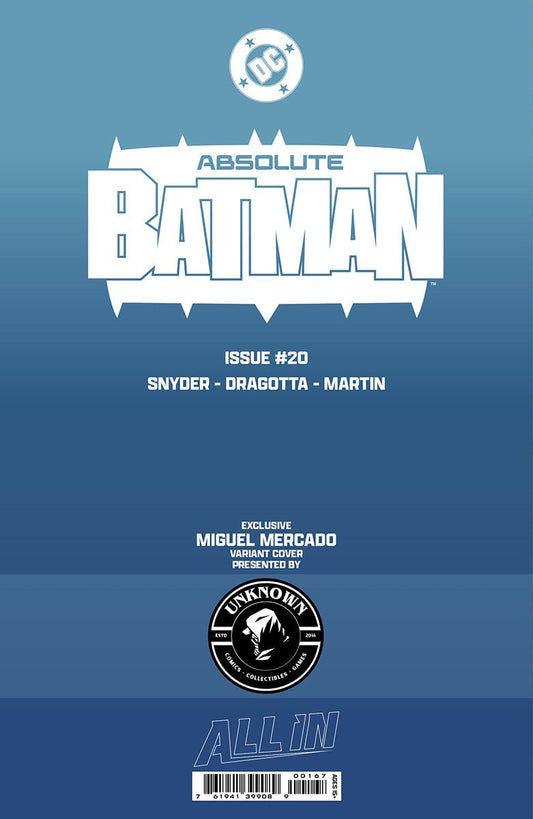 ABSOLUTE BATMAN 20 MIGUEL MERCADO EXCLUSIVE VIRGIN VAR (05/13/2026) - FURYCOMIX