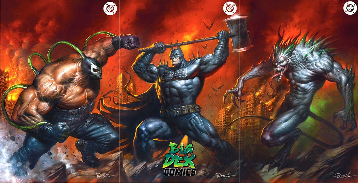 Absolute Batman #21-23 LUCIO PARRILLO Virgin Connecting Cover Set (3 Books) - FURYCOMIX