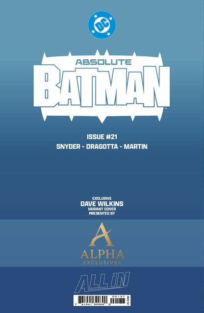 Absolute Batman #21 DAVE WILKINS Big Dex HeroesCon Exclusive Trade Dress - FURYCOMIX