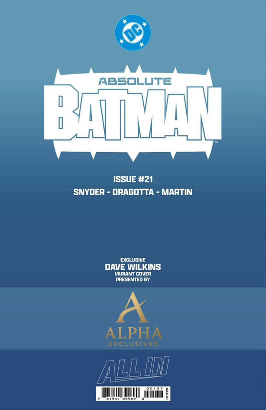 ABSOLUTE BATMAN 21 DAVE WILKINS EXCLUSIVE VAR (06/17/2026) - FURYCOMIX