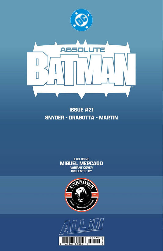 ABSOLUTE BATMAN 21 MIGUEL MERCADO EXCLUSIVE VAR (06/17/2026) - FURYCOMIX