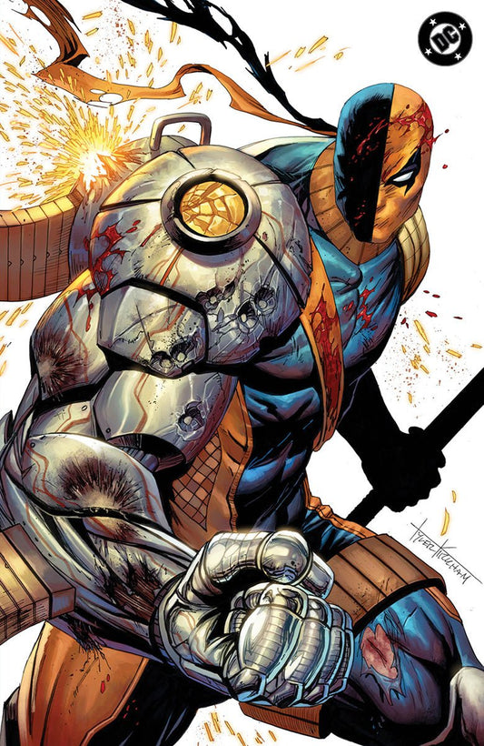 ABSOLUTE BATMAN 21 TYLER KIRKHAM EXCLUSIVE BATTLE DAMAGED DEATHSTROKE VIRGIN VAR (06/17/2026) - FURYCOMIX