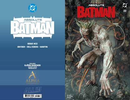 ABSOLUTE BATMAN 22 BJORN BARENDS EXCLUSIVE VAR (07/08/2026) - FURYCOMIX