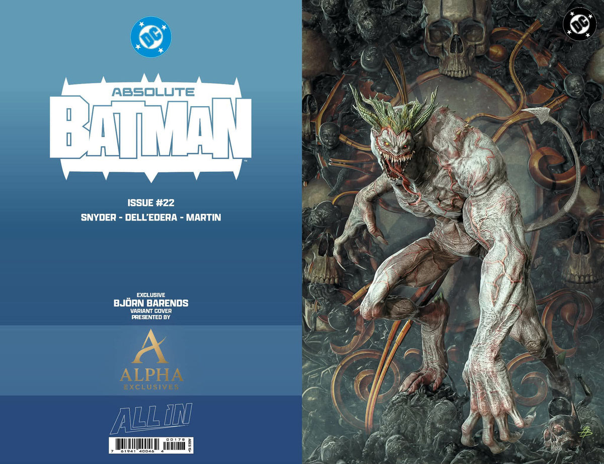 ABSOLUTE BATMAN 22 BJORN BARENDS EXCLUSIVE VIRGIN VAR (07/08/2026) - FURYCOMIX