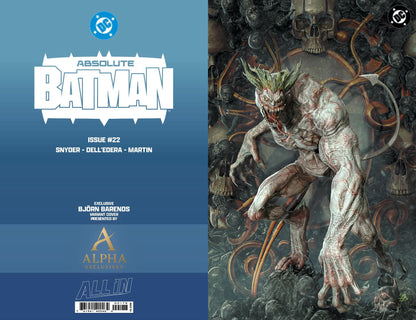 ABSOLUTE BATMAN 22 BJORN BARENDS EXCLUSIVE VIRGIN VAR (07/08/2026) - FURYCOMIX