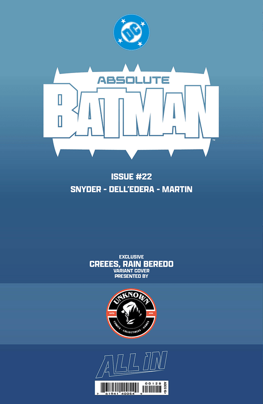 ABSOLUTE BATMAN 22 CREEES EXCLUSIVE VAR (07/08/2026) - FURYCOMIX
