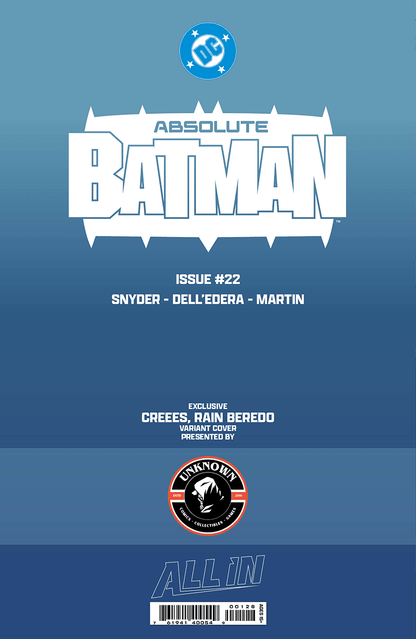 ABSOLUTE BATMAN 22 CREEES EXCLUSIVE VIRGIN VAR (07/08/2026) - FURYCOMIX