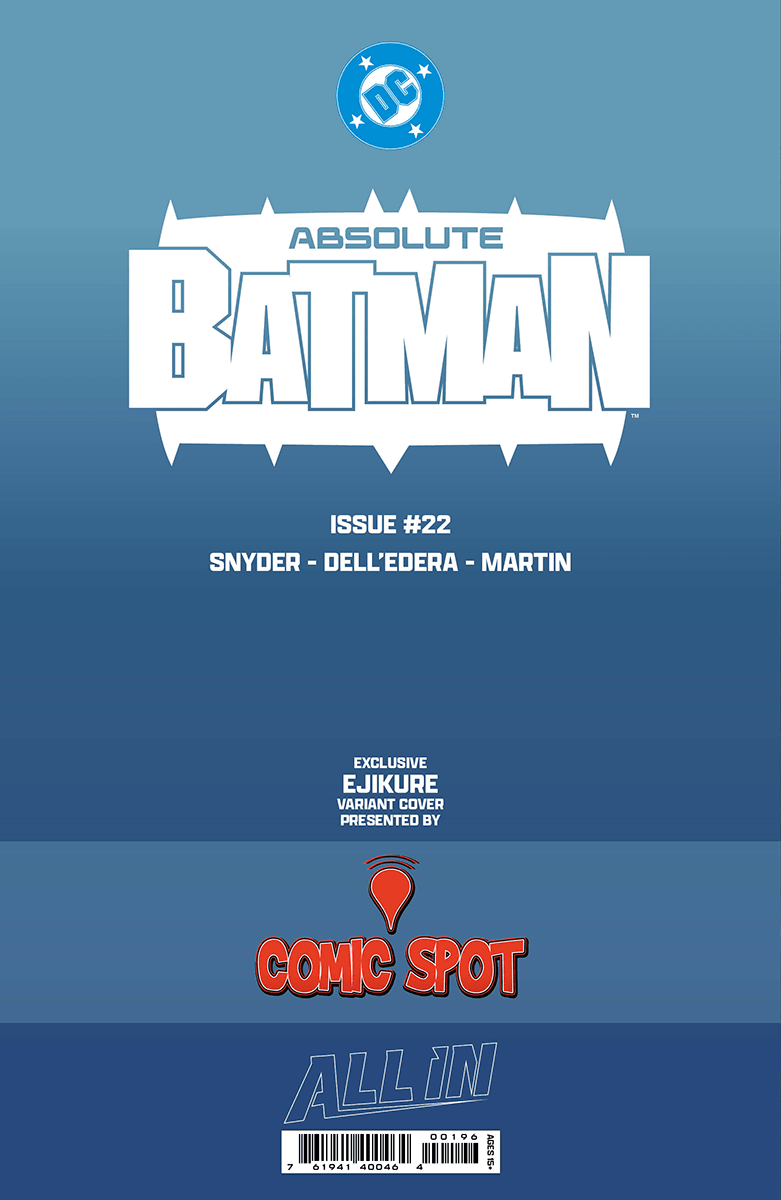 ABSOLUTE BATMAN 22 EJIKURE EXCLUSIVE VAR (07/08/2026) - FURYCOMIX