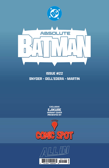 ABSOLUTE BATMAN 22 EJIKURE EXCLUSIVE VIRGIN VAR (07/08/2026) - FURYCOMIX