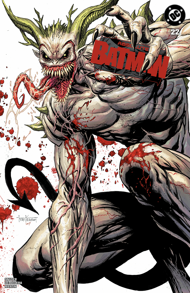 ABSOLUTE BATMAN 22 TYLER KIRKHAM EXCLUSIVE JOKER BATTLE DAMAGED (07/08/2026) - FURYCOMIX