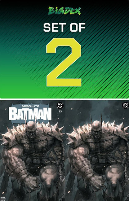 Absolute Batman #23 ALAN QUAH Big Dex Exclusive Wraparound Variants - FURYCOMIX