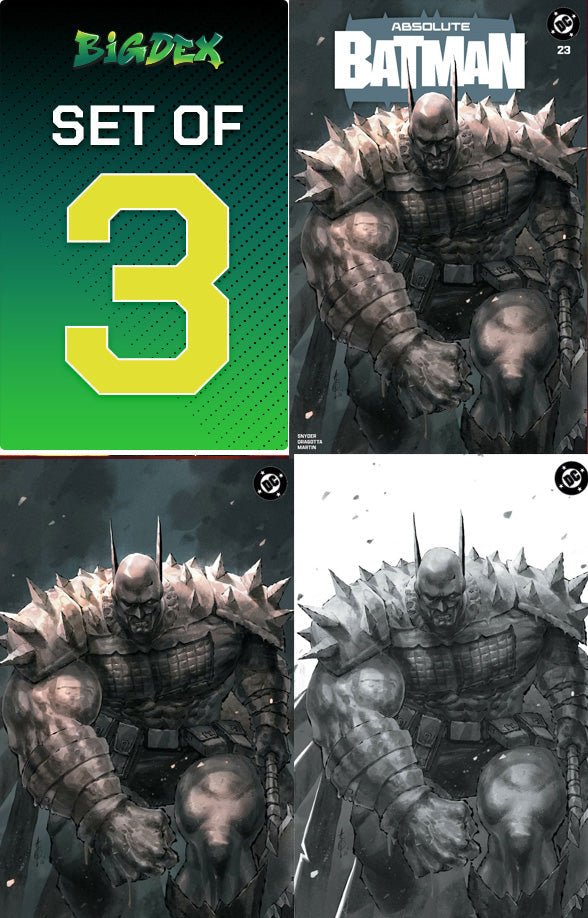 Absolute Batman #23 ALAN QUAH Big Dex Exclusive Wraparound Variants - FURYCOMIX