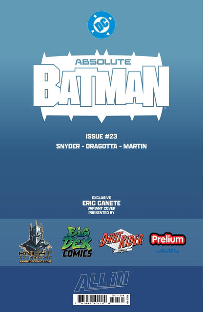 Absolute Batman #23 ERIC CANETE Fan Expo Dallas Exclusive Variants - FURYCOMIX