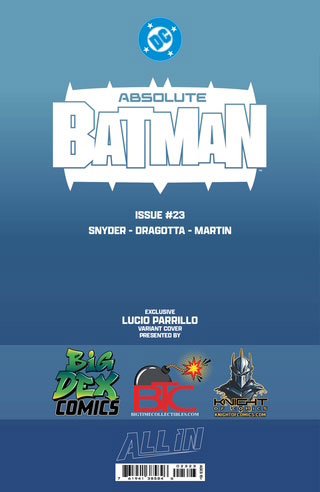 Absolute Batman #23 LUCIO PARRILLO SDCC Exclusive Variant Cover - FURYCOMIX
