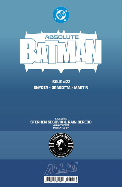 ABSOLUTE BATMAN 23 STEPHEN SEGOVIA EXCLUSIVE VAR (08/12/2026) - FURYCOMIX