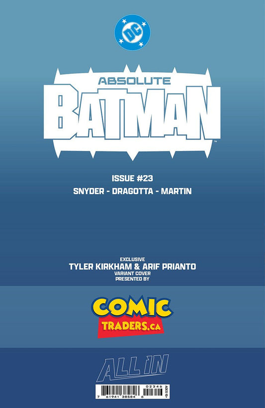 ABSOLUTE BATMAN 23 TYLER KIRKHAM CLAYFACE BATTLE DAMAGED EXCLUSIVE VAR (08/12/2026) - FURYCOMIX