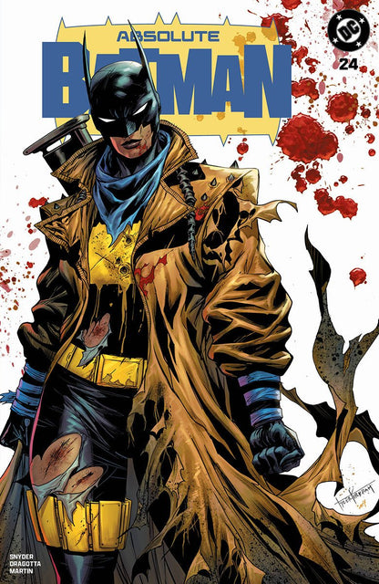 ABSOLUTE BATMAN 24 TYLER KIRKHAM BATTLE DAMAGED THE BAT EXCLUSIVE VAR (09/23/2026) - FURYCOMIX