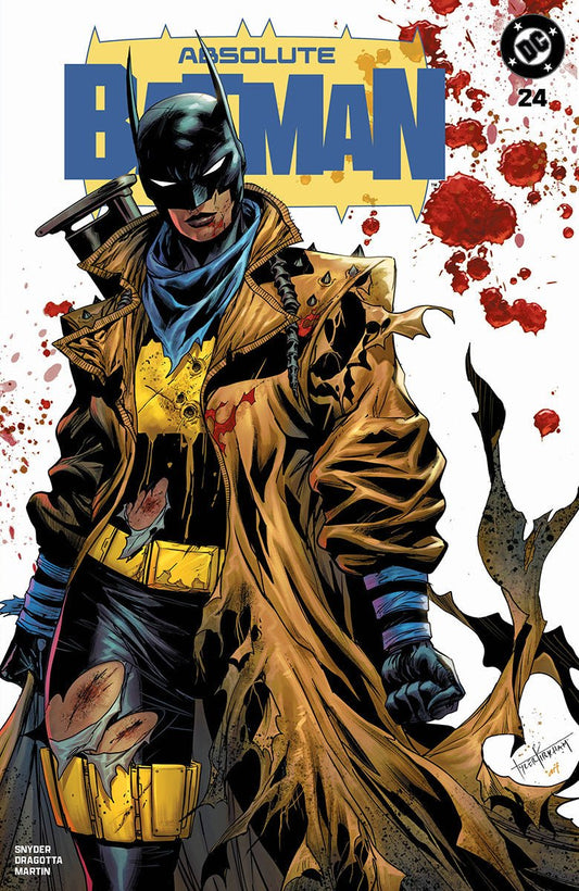 ABSOLUTE BATMAN 24 TYLER KIRKHAM BATTLE DAMAGED THE BAT EXCLUSIVE VAR (09/23/2026) - FURYCOMIX