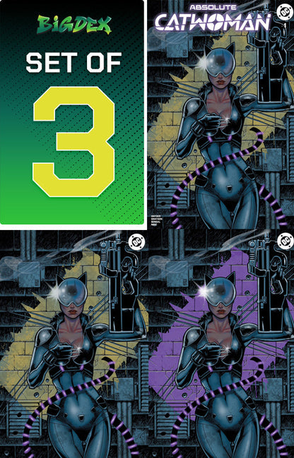 Absolute Catwoman #1 JIM BALENT Exclusive Set of 3