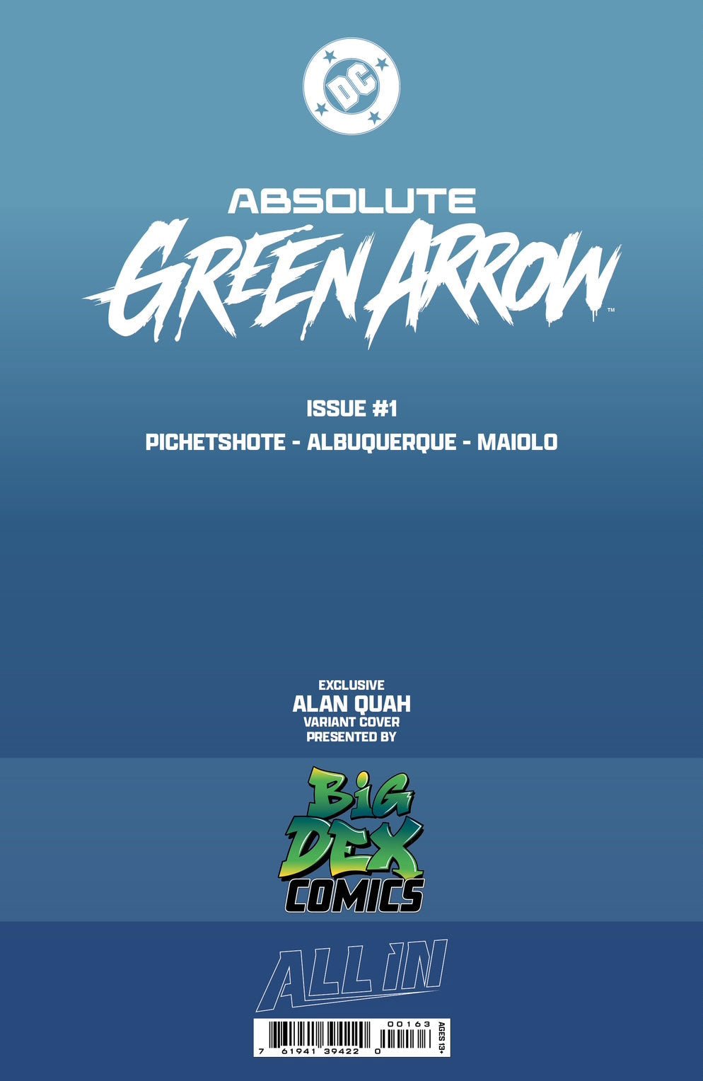 Absolute Green Arrow #1 ALAN QUAH Foil Virgin (Limited to 1000!) - FURYCOMIX